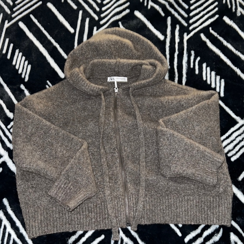 Zara Knit sweater Cropped